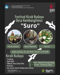 Festival Kirab Budaya Desa Kembalimus "SURO"