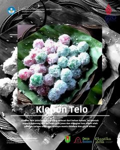 Kelepon Telo, salah satu kuliner khas berbahan ketela yang akan dipasarkan di pasar budaya Bumiharjo