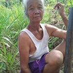 Mbah Saodah, 68 tahun, warga Dusun Kaliabon yang bercerita tentang tradisi wiwitan
