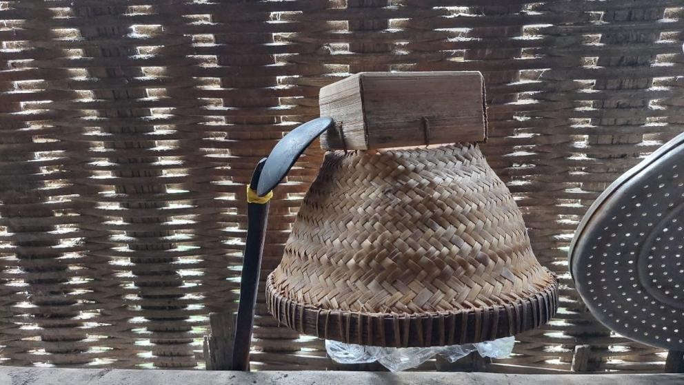 Peralatan tradisional - Bakul Nasi atau Ceting - desa Kebonsari