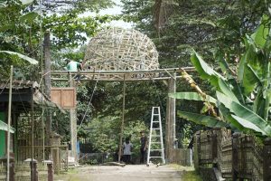 Proses dibalik jembatan stupa -Fest pitutur bambu borobudur DSC06623
